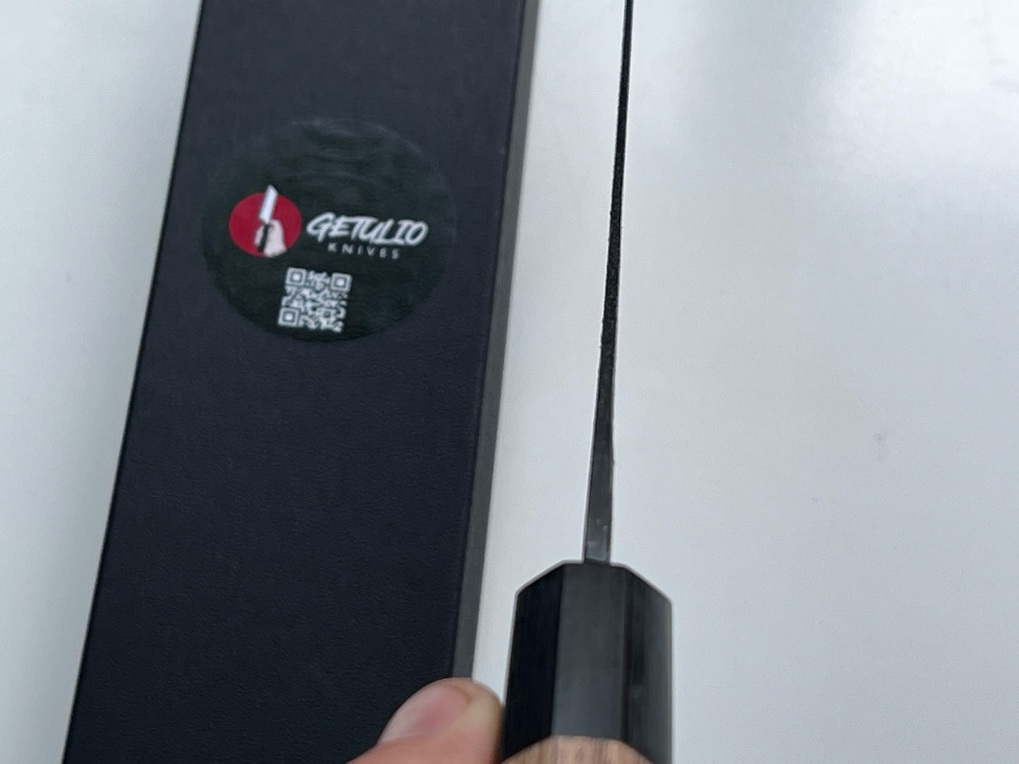 Cuchillo japonés Gyuto – Acero Aogami – Mango de madera de nogal – 21 cm