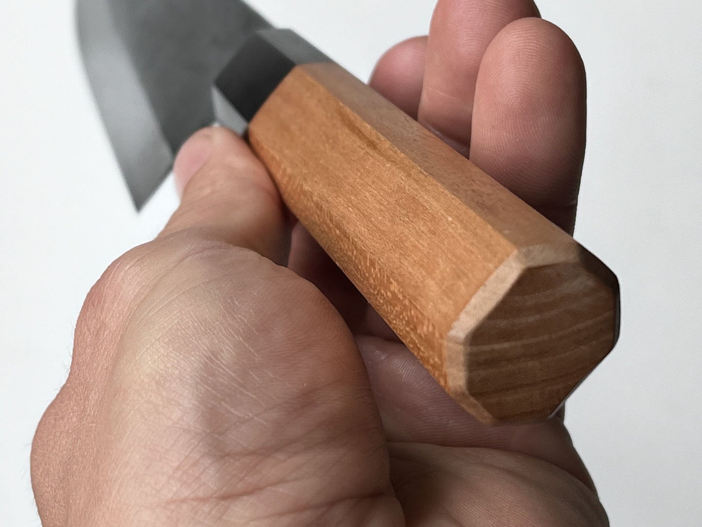 Santoku 16cm Acero Shirogami japonés hecho a mano