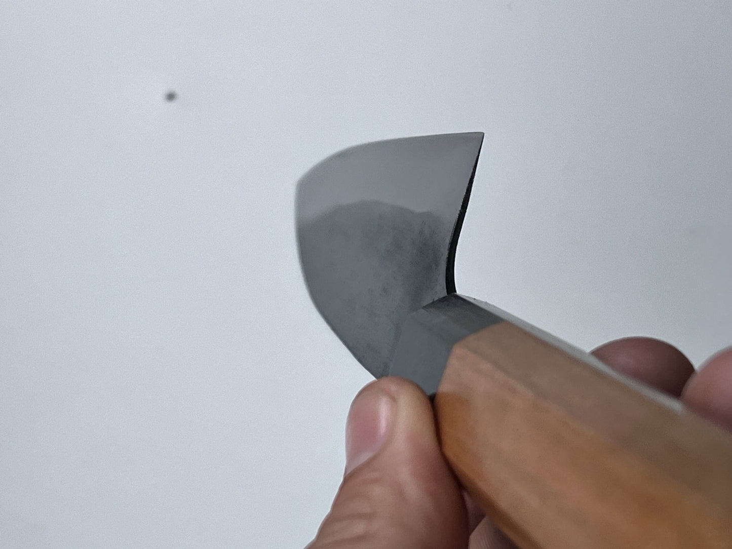 Santoku 16cm Acero Shirogami japonés hecho a mano